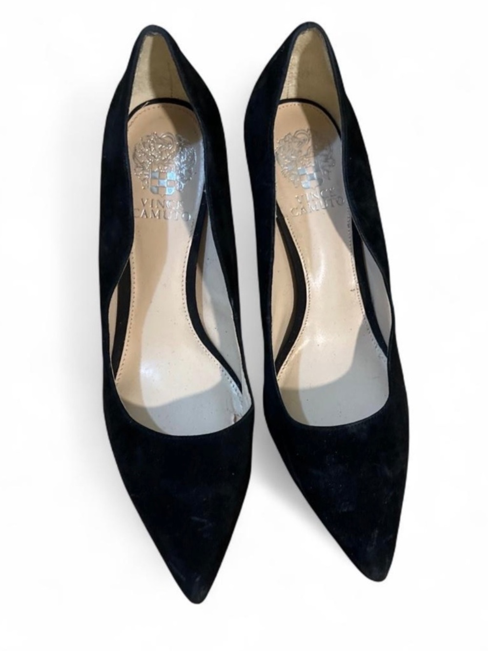 Vince Camuto Black Suede Pumps
